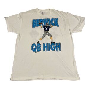 DELTA Vintage Berwick QB High Extreme Graphic Tee Shirt size XL‎ Made In USA EUC